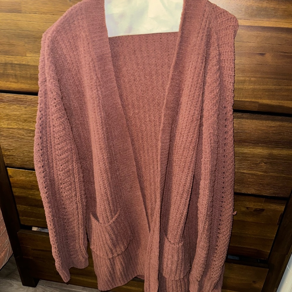 Mauve cardigan